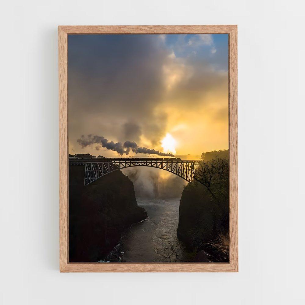 Poster Sunset Over Victoria – affiche Saut à l’élastique (vue 4)